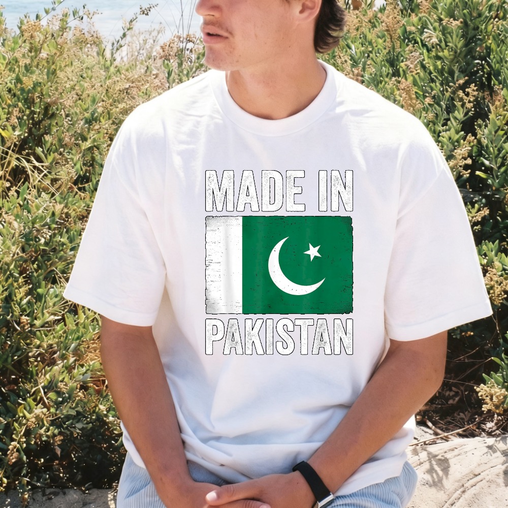 Summer Clothing Pakistan - Hergestellt in Pakistan, lustiges T-Shirt mit