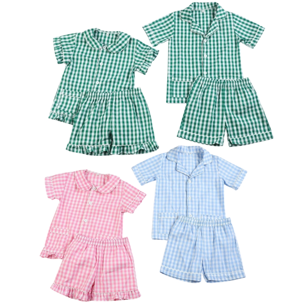 Summer Clothing For Baby Boy - Großhandel 1–12 Jahre Kinder-Pyjamas, 100 %