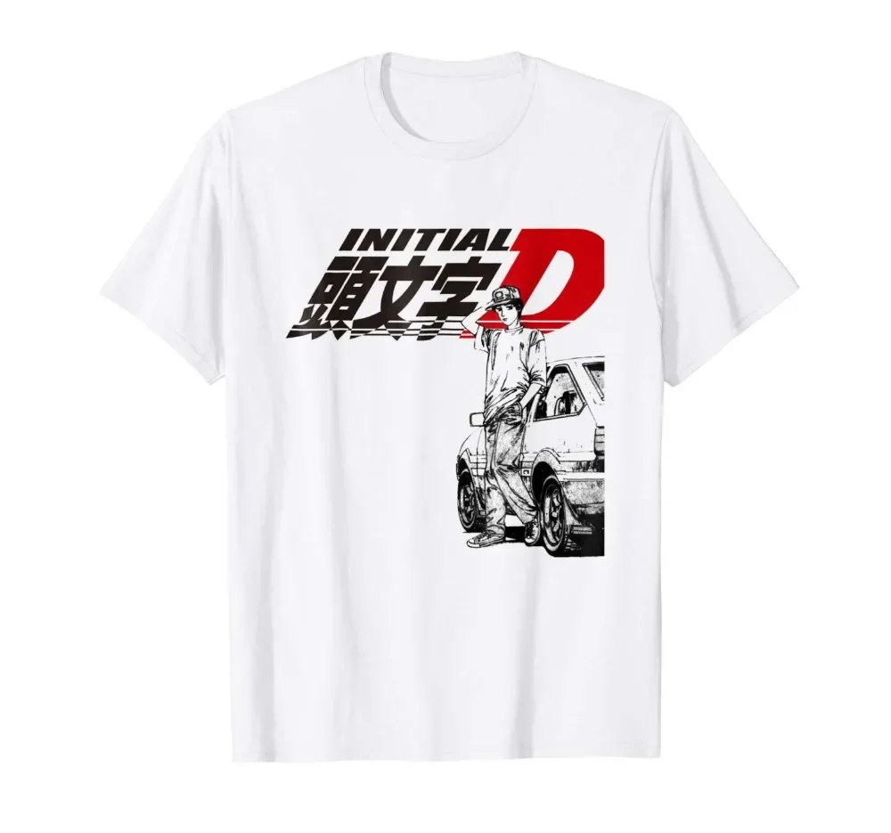 Summer Clothing Websites - Initial D T-Shirt Sommermode Kurzarm-T-Shirts Markenkleidung