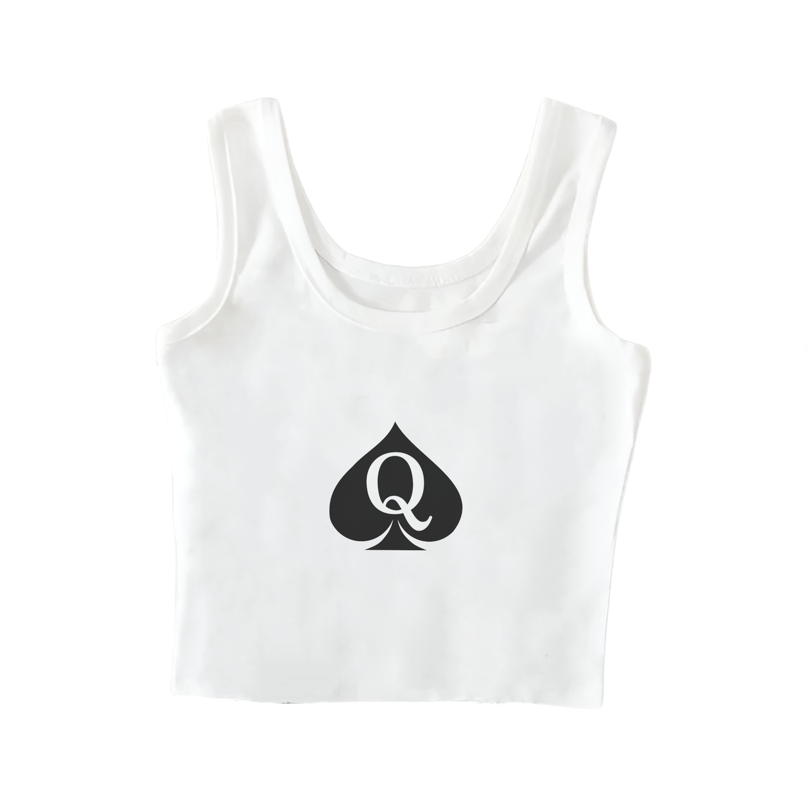 Yours Summer Clothing - „Queen Of Spade“ Damen-Tanktops mit doppeltem