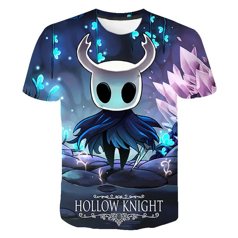 Summer Knights Clothing - Neue Cartoon-Spiel T-Shirts Hollow Knight 3D-Druck