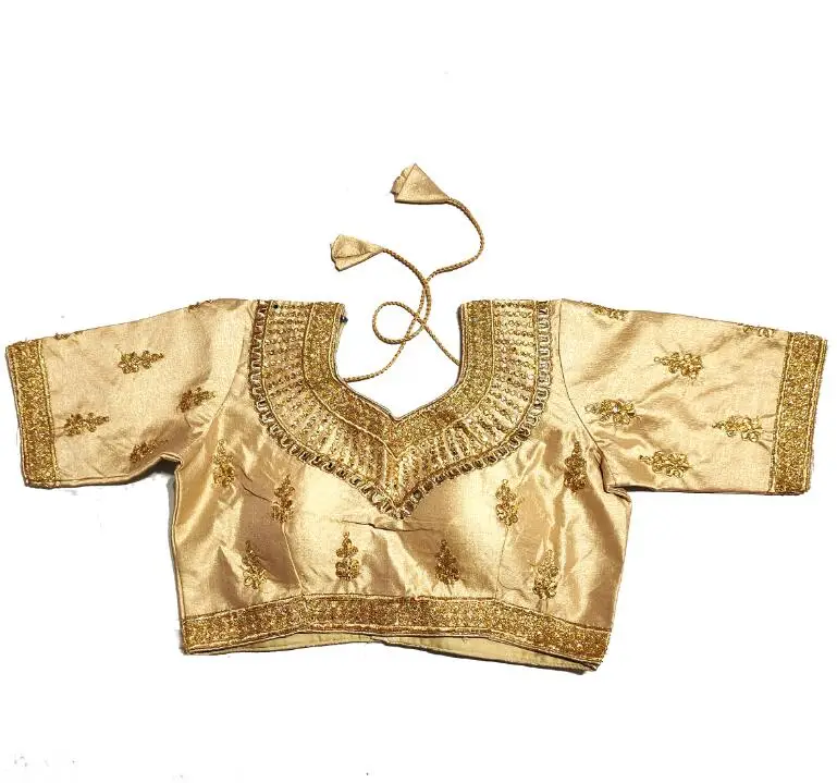 Summer Clothing Pakistan - Traditionelles indisches Sari-Top für Damen, Sommer,