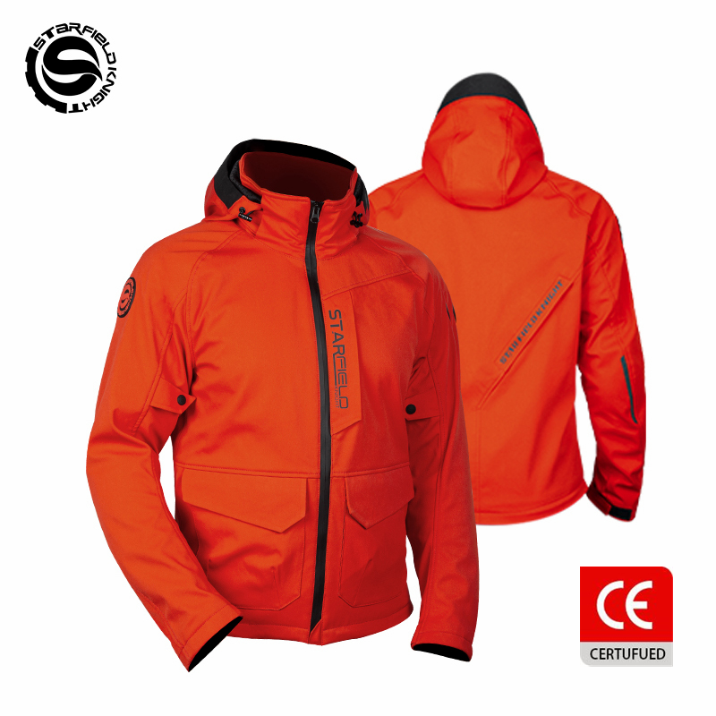 Summer Knights Clothing - SFK Orange Motorradjacke für Herren und