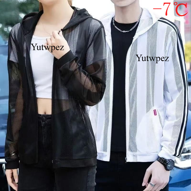 Yours Summer Clothing - Herren-Sonnenschutzkleidung aus Eisseide, Sommerjacke, leicht, atmungsaktiv,