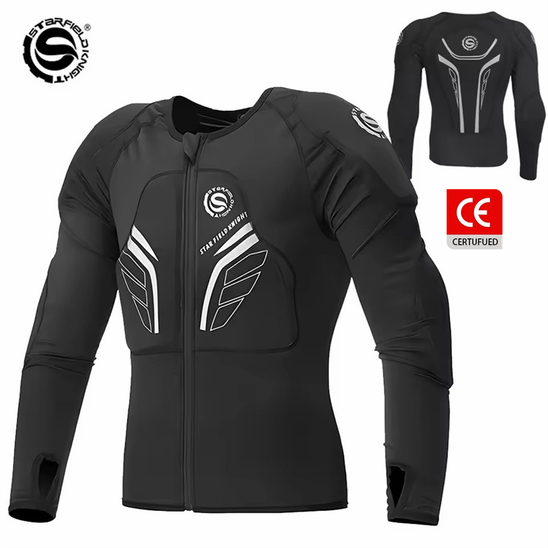 Summer Knights Clothing - SFK Schwarze Motorradjacke Elastisch Slim Fit
