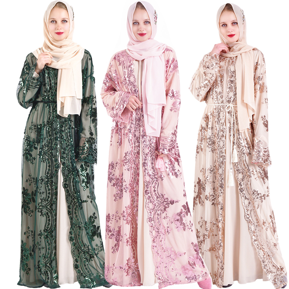 Summer Clothing Pakistan - Neue islamische Kleidung Polyester muslimische Abaya