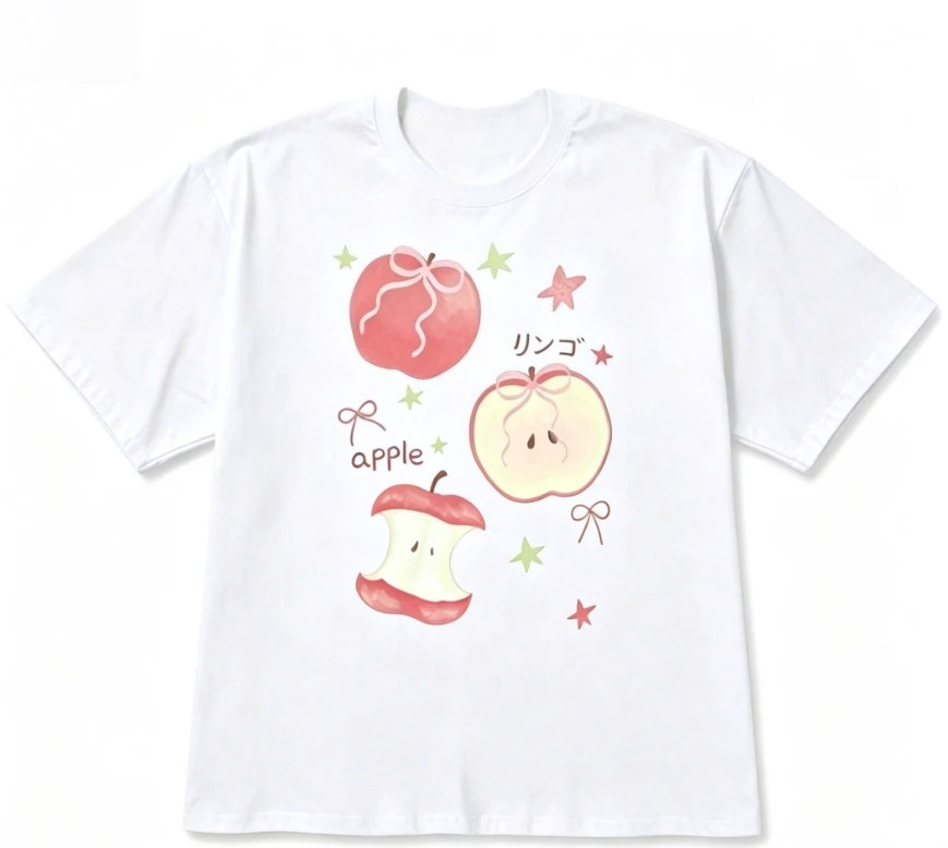Damenkleidung Y2k Apfel-Print  – Summer Clothing Reviews Bewertung und Preis