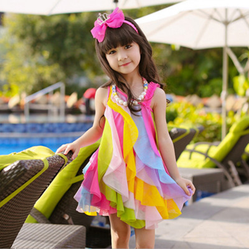 Sommer Mädchen Kleid Keine Hal – Summer Gauze Clothing Bewertung und Preis
