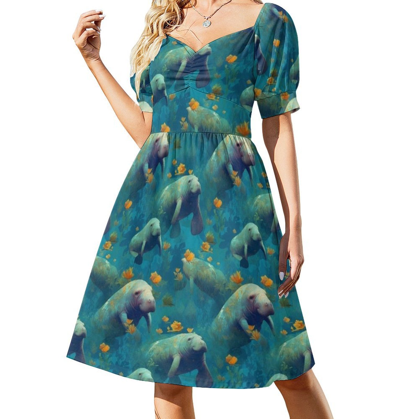 Niedliches Manatees-Muster auf – Summer Clothing Patterns Bewertung und Preis