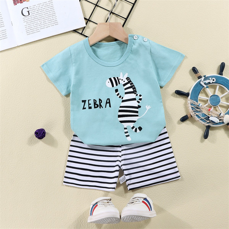 Baumwolle T-shirts + Shorts 2- – Summer Clothing For Baby Boy Bewertung und Preis