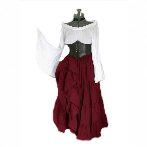 2025 Neues Party-Langarmkleid  – Summer Renaissance Clothing Bewertung und Preis