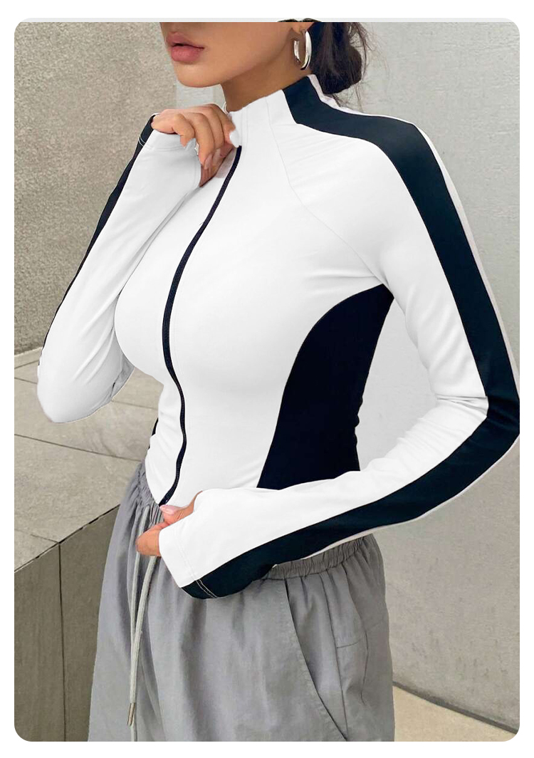 Yoga-Kleidung Stehkragen-Jacke – Summer Clothing For Women Bewertung und Preis