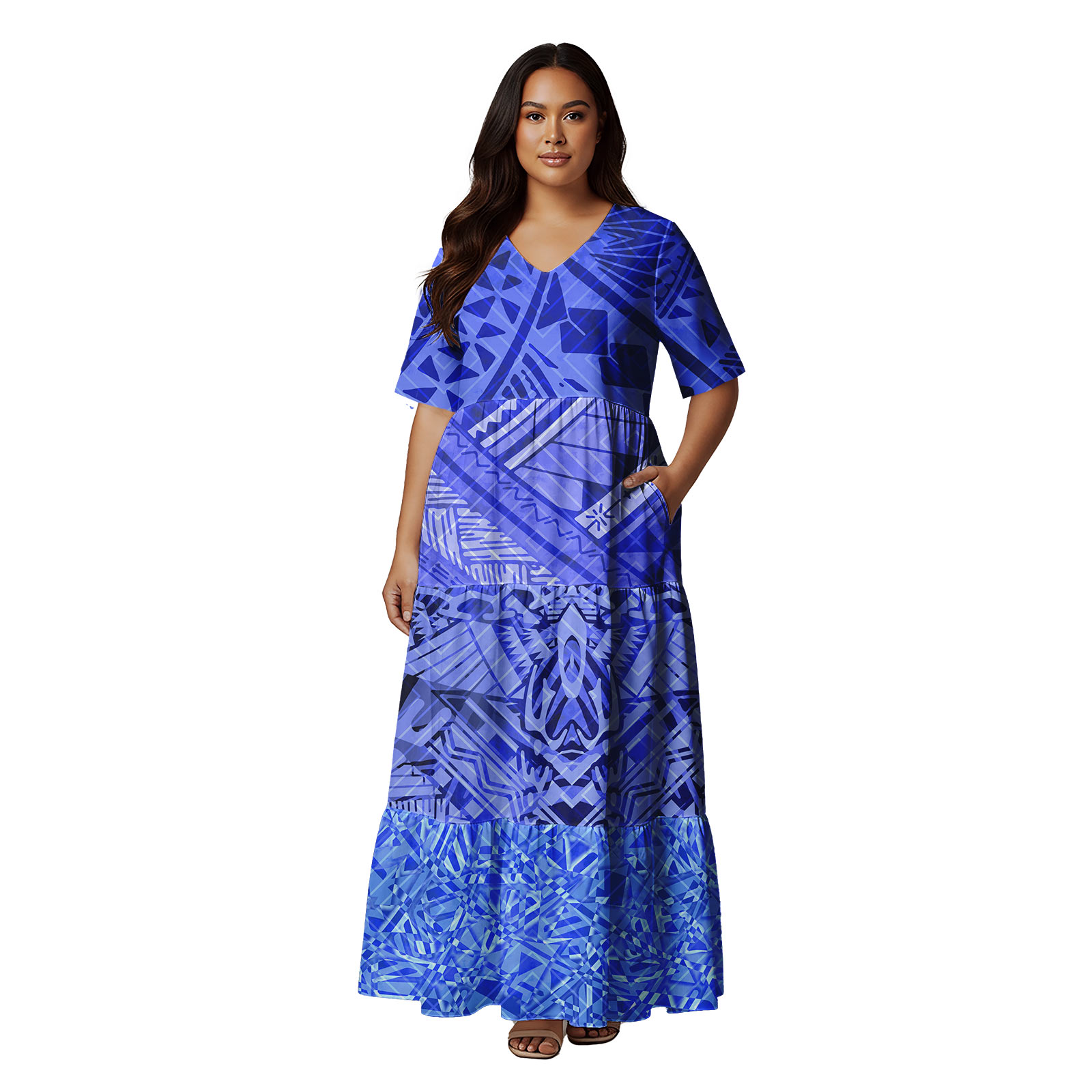Kurzärmliges Hawaii-Kleid mit  – Summer Clothing Patterns Bewertung und Preis