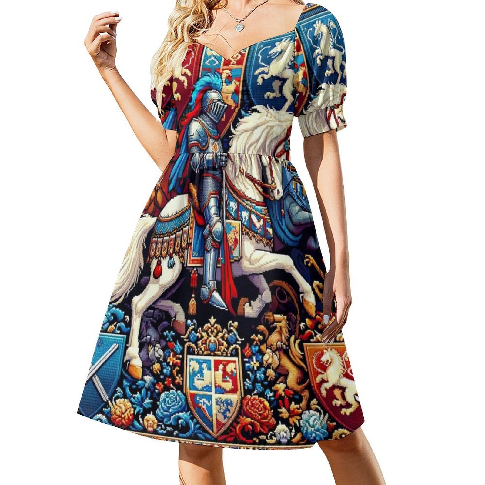 Nahtlose Muster Ritter Königre – Summer Knights Clothing Bewertung und Preis