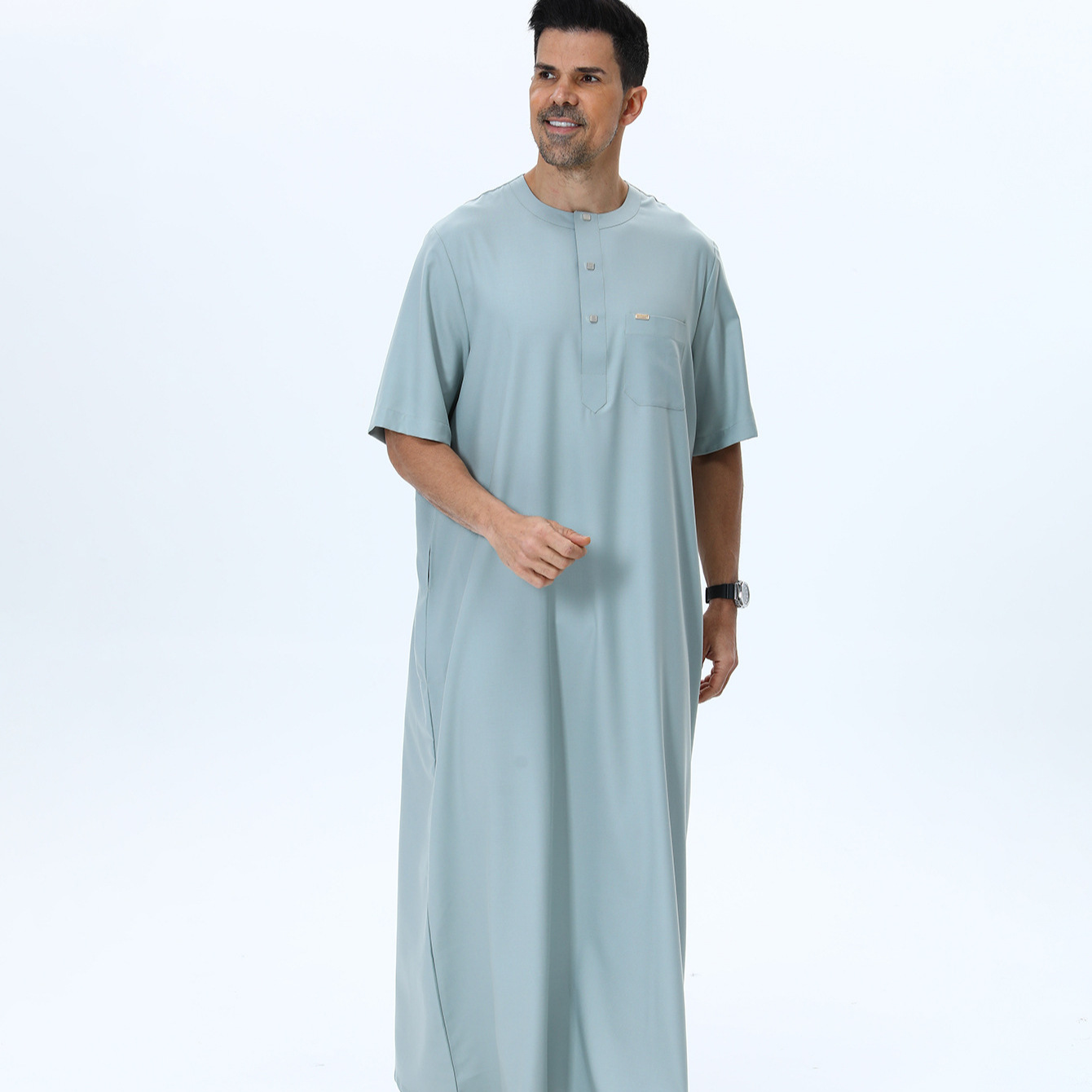 Muslimische Herren Abaya Kafta – Summer Clothing Pakistan Bewertung und Preis