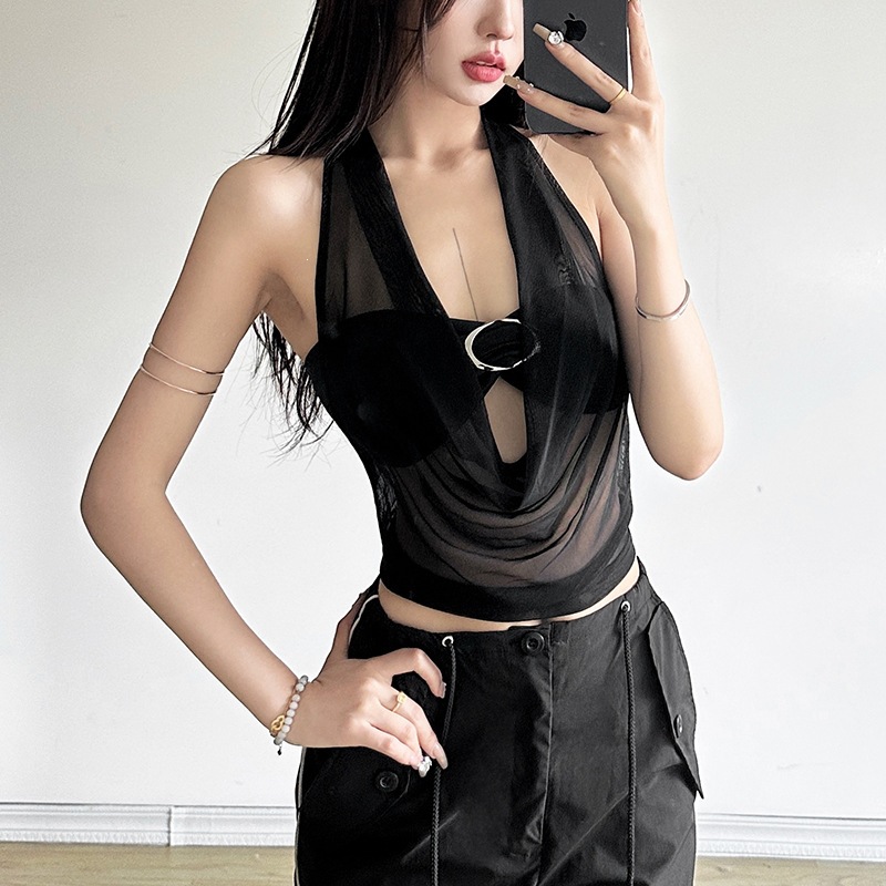 Zweiteiliges Sexy Neckholder-B – Summer Gauze Clothing Bewertung und Preis